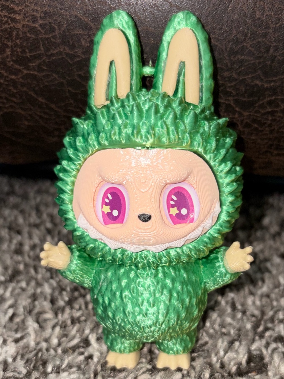 3D printed Labubu - green
